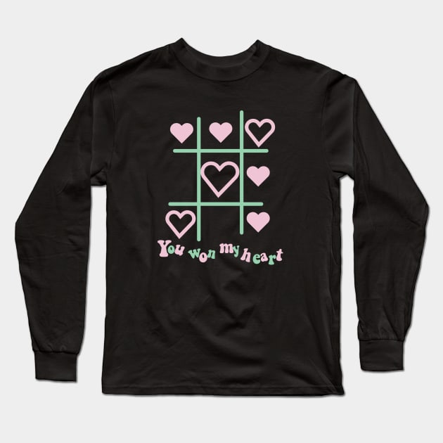 You Won My Heart Long Sleeve T-Shirt by rachelaranha